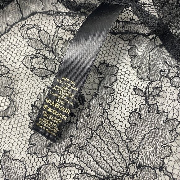 Agent Provocateur Thea SOIREE Black Lace M/L Maxi Gown NWT $2,885 - Picture 15 of 15